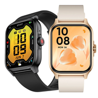 QX15 1.85inch HD Screen HiFi Music Voice Assistant bluetooth Call Heart Rate Blood Pressure Blood Oxygen Monitor Sleep M