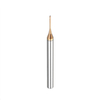 R0.4 2 flûtes boule nez long cou fraise HRC60 CNC fraise en bout à encoche profonde