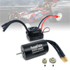 Racerstar 3660 moteur sans balais 60A ESC étanche avec engrenages en métal M0.6 pour Wltoys 104001 104002 pièces de véhi