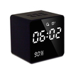 Radio-réveil Bluetooth FM avec chargement par le haut-parleur sans fil miroir bas USB
