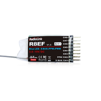 RadioLink R8EF 2.4GHz 8CH Long Distance PWM PPM SBUS RC Receiver for T8FB T8S RC Transmitter RC Airplane Car Boat
