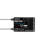 Radiolink R8FGH 2.4GHz 8CH Telemetry Gyro Receiver for RC Airplane Car Boat Robot