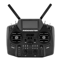 Radiomaster GX12 Dual-Band Dual 1W Gemini Xrossband ExpressLRS ELRS Radio Transmitter with GX01 Fully CNC Aluminum 3D Di