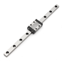 Rail de guidage linéaire miniature de routeur de commande numérique par ordinateur de 175mm 240mm MGN9 9MN avec le bloc
