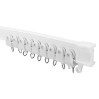 Rail de rail pliable de rideaux pliables de 4, 5 mètres pour la caravane de fenêtres droite