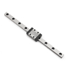 Rail de support linéaire miniature de commande numérique par ordinateur de 2Pcs 175mm CPC avec le glissement soutenant a