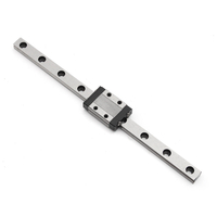 Rail de support linéaire miniature de commande numérique par ordinateur de 2Pcs 175mm CPC avec le glissement soutenant a