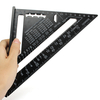 Raitool ™ AR01 260x185x185mm Règle triangulaire en alliage d