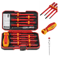 Raitool 13 pièces 1000V jeu de tournevis isolés électroniques Phillips à fente Torx CR-V outils de réparation de tournev