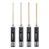 Raitool 1.5 / 2.0 / 2.5 / 3.0 MM tournevis hexagonal 4 pièces tournevis de placage en titane outil de réparation de tour