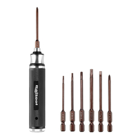 Raitool 6 en 1 tournevis hexagonal magnétique outils de réparation portables pour ordinateur de caméra de montre TV