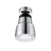 Rallonge de robinet à LED Contrôle de température rond Trois couleurs Sensible à la température Changement de couleur Ro