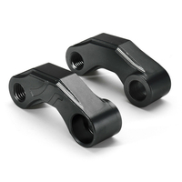 Rallonges de rallonge de risers de rétroviseurs de moto dalliage daluminium universel de 8mm / de 10mm