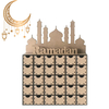 Ramadan Calendrier De LAvent DIY Maison Tiroir 30 Grilles MDF Stand Décorations De Rack