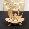 Ramadan islamique carré léger délicat LED décoration pendentif suspendu