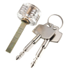 Ramasser cadenas visable verrouillage de croix transparent pour la pratique de formation des compétences serrure serruri