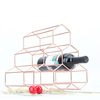 Rangement 6 bouteilles Stand Holder Support de rangement géométrique à tablette hexagonale