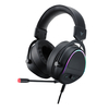 Rapoo VH650 Casque de jeu filaire Virtuel 7.1 canaux Unité de son 50MM Casque rétro-éclairé RVB avec microphone antibrui