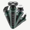Rasoir électrique multifonctionnel 9D lavable à 3 lames rasoir rotatif USB Rechargeable tondeuse à barbe Machine de rasa