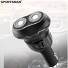 Rasoir électrique rotatif avec chargeur de voiture Sportsman® pour rasoir électrique monté sur véhicule Hammer Hommes