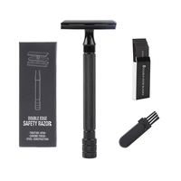 Rasoir manuel à double tranchant pour hommes Classic Rasoir de sécurité à lame en métal