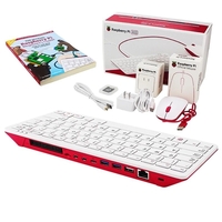 RaspberryPi 400 4GB RAM 1.8G Cortex-A72 CPU WiFi intégré Bluetooth Carte SD officielle Adaptateur secteur Câble vidéo Ki