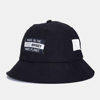 Rayé ombre pêcheur chapeau coton hip-hop chapeau portable pliant soleil chapeau seau chapeau