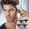 RAZIO Electric LCD Tondeuse à cheveux professionnelle Tondeuse à cheveux Rechargeable pour hommes - Prise UE