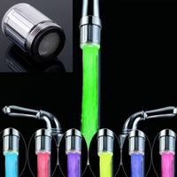 RC-F07 LED lumière du robinet deau Colorful Changement de lueur salle de bains douche pommeau de cuisine cuisine aé