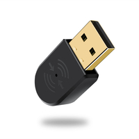 Récepteur audio Bluetooth 5.0 Adaptateur sans fil 2 en 1 Microphone intégré Mains-libres 3.5MM AUX