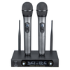 Récepteur UHF 2 canaux Système de microphone sans fil Bass Bons sons KTV Party Sing Home Entertainment