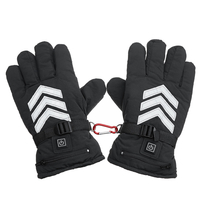 Réchauffeur extérieur de mains de moto Batterie de gants chauffants électriques rechargeables décran tactile