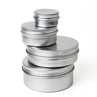Récipient réutilisable vide de bidon de pot de bouteilles réutilisables 15ml / 50ml / 100ml / 150ml