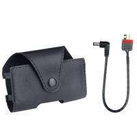RCSTQ Batterie fil de câble de chargeur dalimentation avec sac de rangement Batterie pour DJI FPV V2 lunettes FPV R