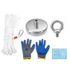 Récupération 130KG + de gants de récupération doutil de récupération de détecteur de métaux daimant puissant d