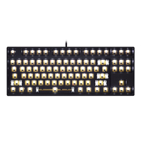 Readson YX-87 Clavier Mécanique Kit Personnalisé 87 Touches Interrupteur 3 Broches Monochromatique Lumière Blanche Type-