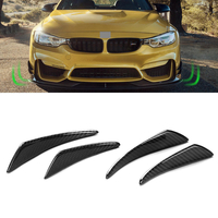 Real autocollants 4PCS de voiture dailerons latéraux de fibre de carbone pour Mercedes-Benz / BMW / Audi / Lexus