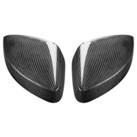 Real couverture de Cap de rechange de miroir de voiture de fibre de carbone pour AUDI A3 S3 RS3