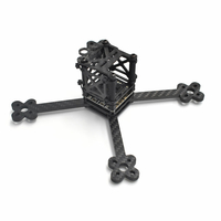 Realacc RFX185 RFX160 4mm Carbon Fiber FPV Racing Cadre RC Drone w / 5V et 12V PDB Supports 4-5 Pouce Prop