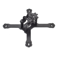 Realacc X210 Pro 214mm 3K Fibre de Carbone FPV Racing Cadre RC Drone 4mm Cadre Bras w / LED Conseil 5V et 12 V PDB