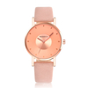 REBIRTH RE055 Rose Or Case Femmes Montre-Bracelet Décontracté Style Bracelet en Cuir Quartz Montres