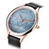 REBIRTH RE086 Starry Sky Montre au poignet pour femme,  boîtier en or rose,  montre à quartz