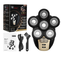 Rechargeable USB 6 têtes 3D flottant tête chauve rasoir électrique tondeuse à cheveux tondeuse