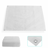 Rectangle de tissu de voile dombre dauvent de soleil de preuve résistante imperméable extérieur