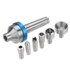 RED ARROW Woodworking Interchangeable Live Center MT2 Cône Morse 2 queue avec 6pcs Interchangeable Live Points Points Ou