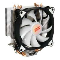 Refroidisseur CPU SNOWMAN Master 4 caloducs en cuivre pur gèlent le système de refroidissement de la tour ventilateur de