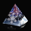 Reiki Energy Charged Large Amethyst Quarz 7 Chakra Orgone Pyramid for Crystals