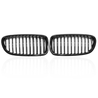 Rein noir brillant pour grille de grille pour BMW F18 F10 F11 série 5 10-16