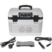 Réfrigérateur portatif de réfrigérateur de congélateur de réfrigérateur de voiture 19L à la maison 12-24V / 220-240V