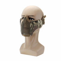 Réglable Airsoft Mesh Masque Masque De Protection Visage Tactique Paintball CS Jeu Cadeau